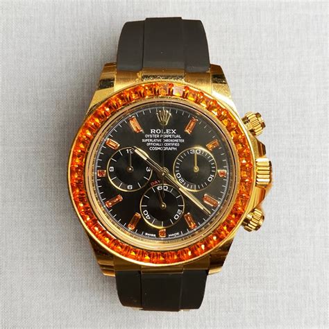 rolex daytona orange